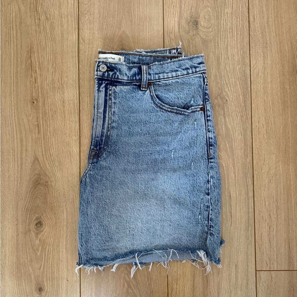 Abercrombie & Fitch Blue Jean Shorts